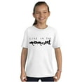 thumbnail image 5 of Live in Moment Inspirational Positive Girls Kids T Shirt Tees Teen Brisco Brands L, 5 of 6