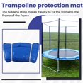 thumbnail image 3 of Tapis de Protection pour Trampoline Coussin de Sécurité pour Trampoline Rond Housse de Protection à Ressort Accessoires pour Trampoline-6 Pieds, 3 of 7