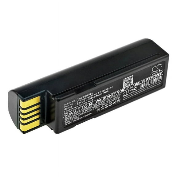Battery for Zebra DS3600 DS3678 EVM LI3600 LI3678 LS3600 LS3678 82-166537-01