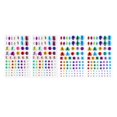 thumbnail image 1 of Haoan 4 Feuilles de Perles de Strass, Autocollants Ronds de Strass, 1 of 8