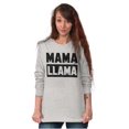 thumbnail image 4 of Funny Mama Llama Mothers Day Pun Women Plus Size Long Sleeve Graphic Tee Brisco Brands 3X, 4 of 5
