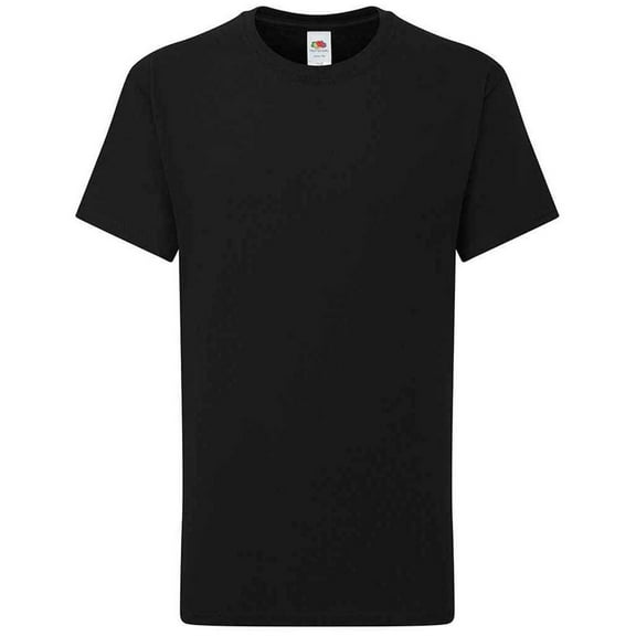 Fruit of the Loom Boys/Girls Iconic 195 Plain T-Shirt