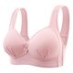 thumbnail image 3 of Mujeres Sexy Tallas grandes Anillo de acero de color sólido Hebilla no magnética Ropa interior Brasp Fridja  nalpqowj37591, 3 of 4