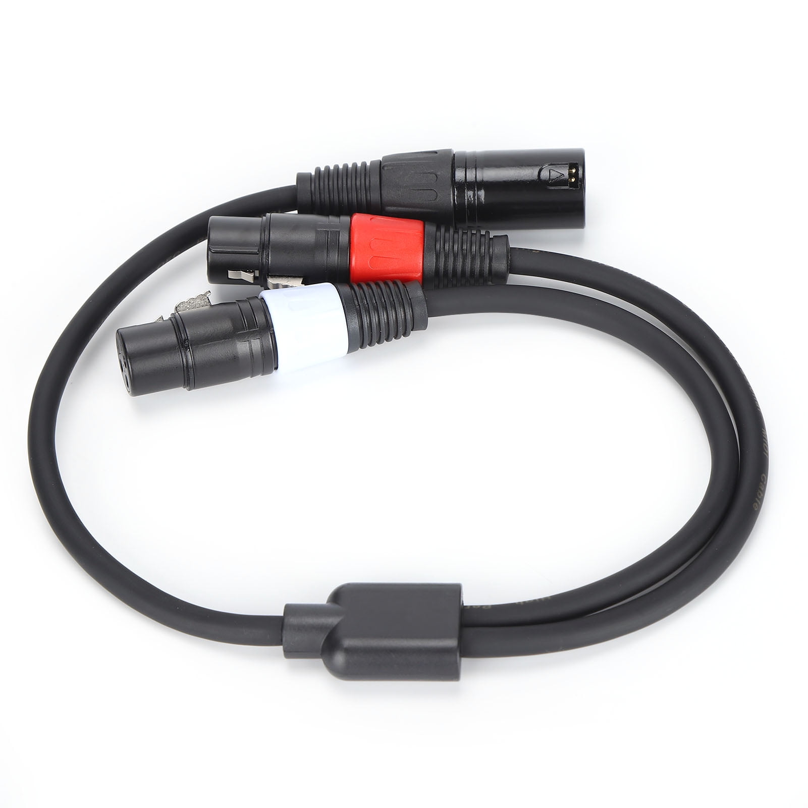 XLR F-2XLR M - 10m - Câble Audio XLR femelle vers double XLR mâle à 3