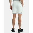 thumbnail image 5 of Athletic Works Men's and Big Men's 2 in 1 Gym Shorts with Liner, 6" & 8" Inseams, Sizes S-3XL, 5 of 5