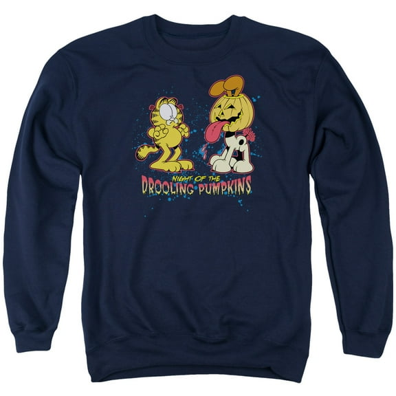 Garfield - Drooling Pumpkins - Crewneck Sweatshirt - XXX-Large