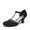 BLACK-RHINESTONE, variant on Dream Pairs Women's T-Strap Heels with 6.5cm Block Heel, Vintage-Inspired Mary Jane Pumps