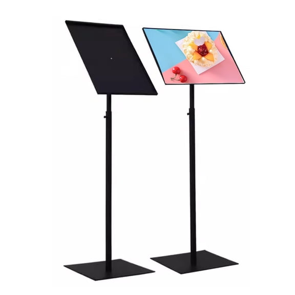 Heavy Duty Sign Stand Poster Holder with Rotated Frame,Pedestal Poster Stand with Vertical & Horizontal View,Floor Sign Stands Advertising Display Stand
