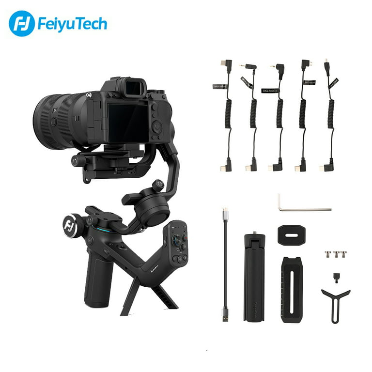2022 New FeiyuTech SCORP-C 3-Axis Handheld Gimbal Camera
