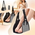 thumbnail image 5 of Travel Foot Rest Hammock, Adjustable Airplane Footrest With Foldable Design And Comfortable Support, Portable Leg Rest Sling for Flights Car Rides Office Work And Long Trips, 5 of 9