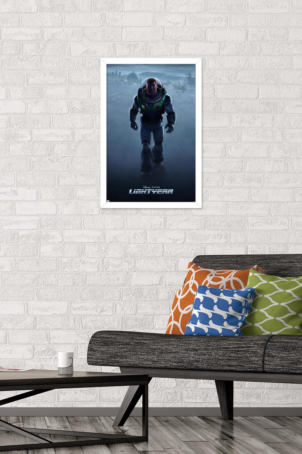 Disney Pixar Lightyear - Buzz Lightyear One Sheet Wall Poster, 14.725" x 22.375" Framed