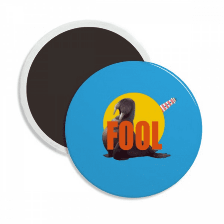 

Fools Tease Fools Art Deco Fashion Round Ceracs Fridge Magnet Keepsake Decoration