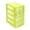 Green Size L K4, variant on Desktop Storage Organizer, Clear Plastic Drawer Case, Removable Dividers Jewelry Beads Crafts Makeup Cosmetic Office Home Organizer Box, Yellow
