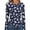 #0370-Blue, variant on Womens Fashion Printing Crew Neck Long Sleeve Slim Fit Compression Underscrubs Tops Daily Outfits