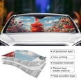 thumbnail image 5 of Fuzoiu Tomato Field Bottle Print Car Windshield Sun Shade,Block Uv Rays Sunshade,Foldable Front Window Sun Visor Protector for Car,SUV,Truck-Keep Vehicle Cool-Tomato Field Bottle, 5 of 8