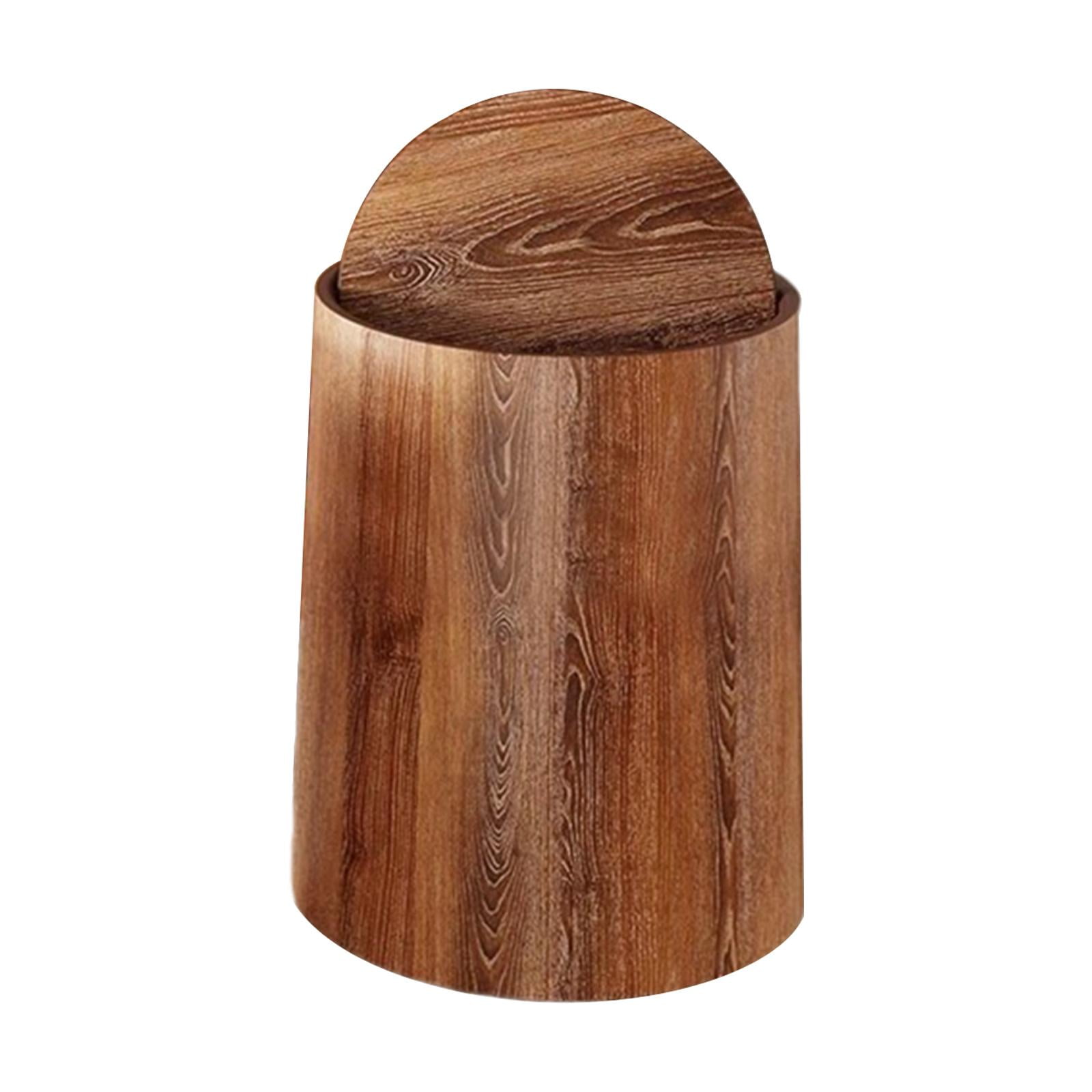 Fiocias Bathroom Trash Can Modern Garbage Bin Garbage Basket with Swing Lid Waste Basket S