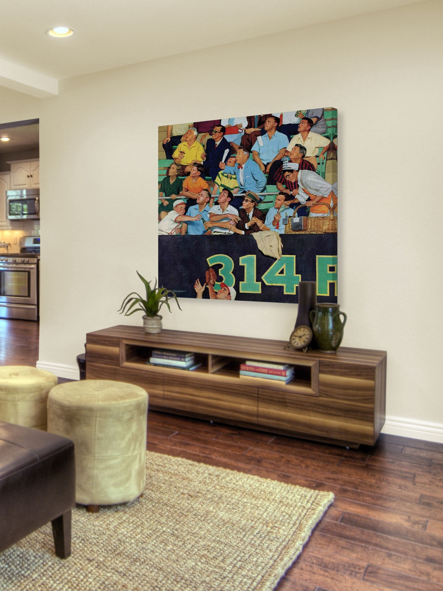 Marmont Hill No Time for a Hotdog by Richard Sargent Painting Print on Canvas
