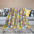 thumbnail image 6 of Colorful Baby Ducks Throw Blanket, Ultra Soft Microplush Bed Blanket, All Season Microfiber Fleece Throw for Bed Chair Sofa Couch Bedroom 60"X50", 6 of 6