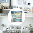 thumbnail image 5 of BANET Decorative Throw Pillow Case Pack of 2, Fishing Boat on on Backdrop Grunge Print, Couch Bedroom Living Room Cushion Cover, Orange Blue 22x22in, 5 of 7