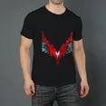 thumbnail image 2 of Summer Short Sleeve Tops Crew Neck Shirts for Men Feathery (2)Plus Size Tee Shirts XS-5XL, 2 of 5