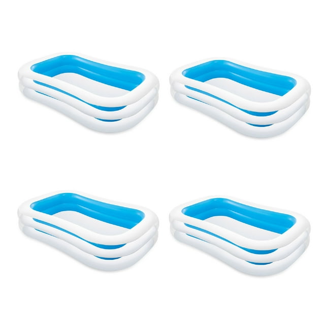 Intex Swim Center Piscine Familiale Gonflable 198 Gallons, Bleue (Lot de 4)