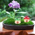 thumbnail image 2 of 2 piezas de adornos de hongos, accesorios, estatua de exterior, figura de hada, figuras en miniatura de jardín, casa de resina, 2 of 6