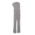 thumbnail image 5 of HHeiK Women's Banquet Dress Jumpsuit Casual Loose Sleeveless Wide Leg Pant Romper Hanging Neck Trousers, 5 of 5