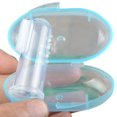 thumbnail image 5 of Baby Toothbrush Infant Soft Silicone Finger Teether Cleaning Gum Massager Brush, 5 of 5