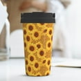 thumbnail image 6 of KLL Yellow Leopard Print Sunflower Pattern Stainless Steel Vacuum Insulated Tumbler - Carry Insulated Coffee Mug - Reusable Insulated Cold Brew Iced Coffee Cup Thermos, 6 of 8