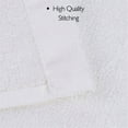 thumbnail image 3 of JML Bath Towel Sets, 2 Piece Bamboo Towels, Natural Ultra Soft Touch and Absorbent, No Shedding, Antibacterial & Odor Resistant Towel 27 x 55 inches (White), 3 of 6