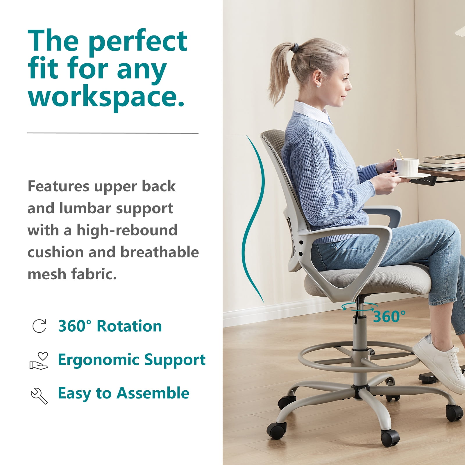 Lemoderno ergospine task chair sale