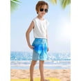 thumbnail image 5 of Usaibhir Boys Swim Trunk with Compression Boxer Brief Double Layer Beach Surf Board Shorts Kids Quick Dry Anti Chafe Swimwear 5-16T, 5 of 7