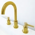 thumbnail image 2 of Faenza Double Handle Gold Widespread Bathroom Faucet with Drain Assembly, 2 of 4