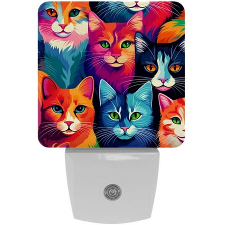 

Cats LED Square Night Lights - Energy Efficient and Stylish Room Lighting Solution