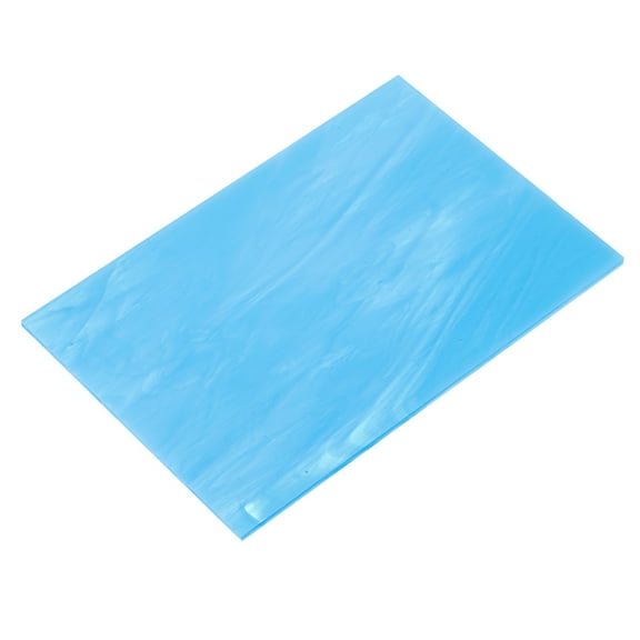 Stained Glass Sheet Mosaic Tile 5.9 Inch x 3.9 Inch Sapphire Blue, Stained Glass Sheets for Crafts Project