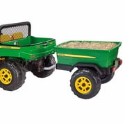 Peg Perego John Deere Adventure Trailer, Extra Large Accessory for John Deere Gators, Green