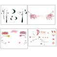 thumbnail image 2 of 4pcs Halloween Fun: Get Ready for the Party with Waterproof & Durable Temporary Tattoos!, 2 of 4