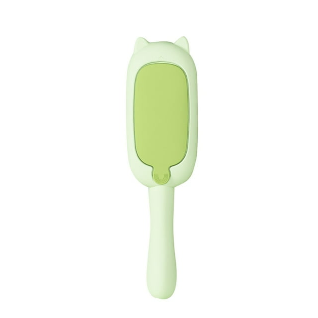Electrostatic Cat Hair Remover Grooming Brush with Cute Cartoon Design for Pet Deshedding