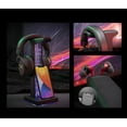 thumbnail image 4 of HS-1 RGB Headphone Stand with USB Hub, Multi-Functional Gaming Headset Holder with Ambient Light for Desk, 4 of 8