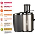 thumbnail image 6 of BAYUELSWU Juicer Machines, Masticating Juicer 800W Home Use Multi-function Electric Juicer 110V Whole Fruit and Vegetable Juice Extractor, Easy to Clean (Black), 6 of 9