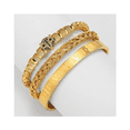 thumbnail image 3 of Brazalete De Lujo Xtellar Pulseras Oro Para Hombres Ajustable 3pcs, 3 of 4
