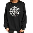 thumbnail image 3 of Neewe Christmas Sweatshirt for Women Crewneck Lightweight Long Sleeve Shirt Xmas Holiday Party Pullover Sweater Tops, 3 of 8