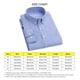 thumbnail image 4 of Blusa de manga larga para hombre Camisa informal juvenil con estampado de rayas verticales y solapa fina para ir de compras a la oficina, 4 of 5