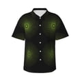 thumbnail image 1 of Balery Mandala With Marijuana Leaf Camisas hawaianas de manga corta para hombre, camisas playeras de corte holgado, camisas de vacaciones con botones,Medium, 1 of 7