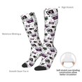 thumbnail image 4 of Yiaed Music Player Print Great elasticity Adult Stockings Sports socks for Men and Women, 4 of 6