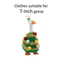 thumbnail image 3 of 7 Inch Christmas Tree Desk Goose Outfit, Holiday for Mini Goose Statue, Home & Office Desktop Decoration, Cute Shelf Display Accessory for Autumn & Christmas Party, 3 of 7
