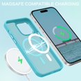 thumbnail image 2 of Funda de teléfono BENTOBEN para iPhone 14 Pro Max Magnetic Teal Blue, 2 of 9