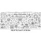 thumbnail image 3 of Mantel de papel para bandera de la mesa de Navidad | Decoración para fiestas navideñas | Diseño de copo de nieve con árbol de Navidad multicolor | Papel desechable | 182x78cm | 1 pieza incluida, 3 of 6