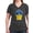 Charcoal, variant on CafePress - Stand With Ukraine T Shirt - Women's V-Neck Dark T-Shirt