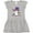 AC-Heather Grey, variant on Inktastic Halloween Girls Unicorn Witch Girls Toddler Dress